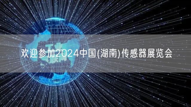 欢迎参加2024中国(湖南)传感器展览会